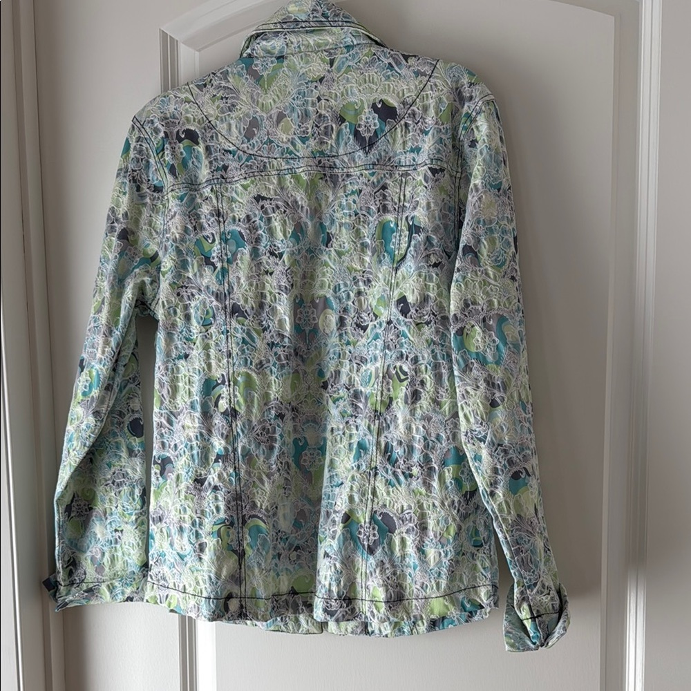 Beautiful Women's Multicolor Patterned Jacket By … - image 2